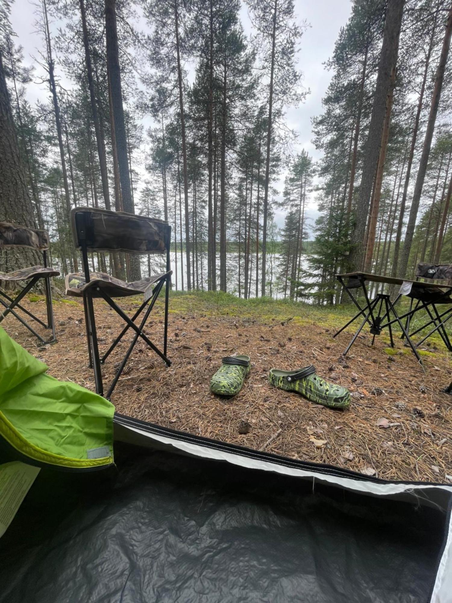 ホテル Laahtanen Camping Ristijärvi エクステリア 写真